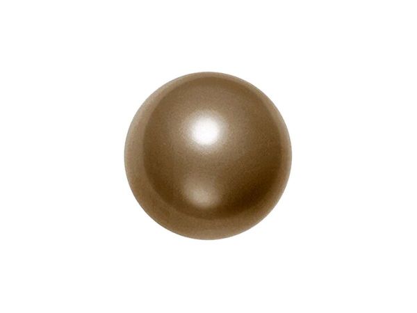 Swarovski crystal pearl 6mm, brown