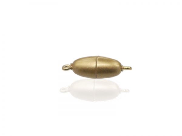 Magnetverschluss Powerclip DE, Olive, 17x8mm, gold matt