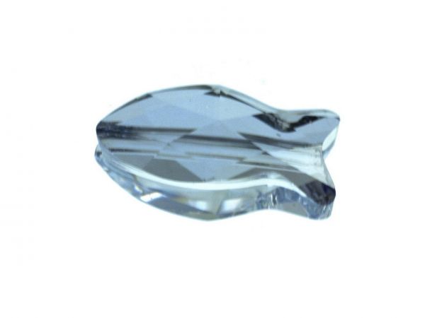 Swarovski Fish Bead 14mm 5727 crystal blue shade