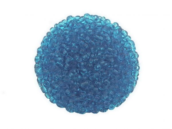 Rocailles, 9/0, 2.6 mm, 50 g Beutel,, azurblau