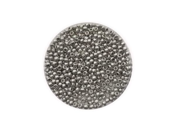 Toho Rocailles 11-0, ca. 2,1mm, 3g, TR714 Silver-Plated