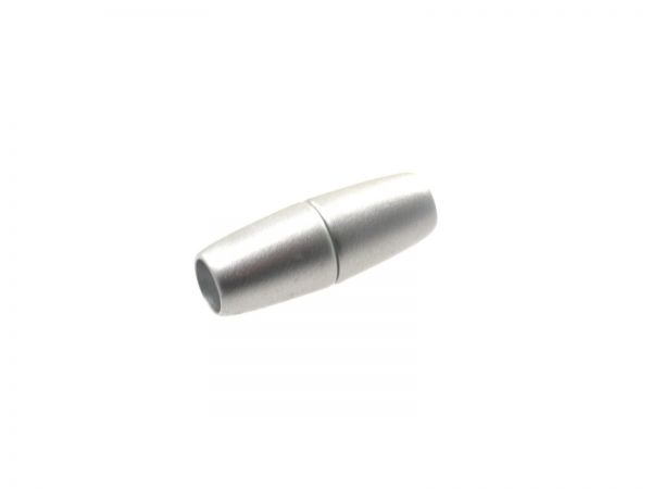 Magnetverschluss Powerclip DE,Olive 25,5x10mm 6mm innen, silber matt