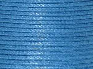 Baumwollschnur, 1.5mm, 100 m Rolle, blau