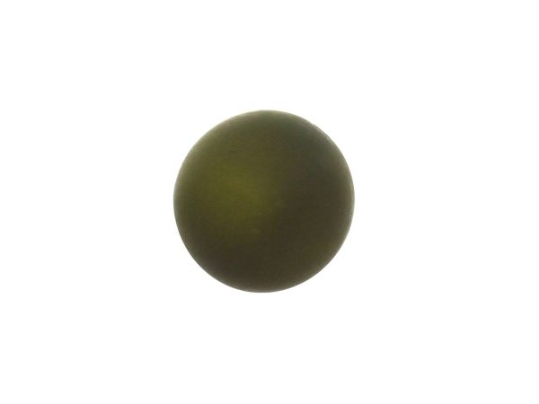 Polarisperle 12mm matt, 20Stück, dkl.olive