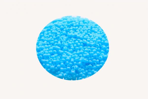 Toho Rocailles, 15-0 (ca. 1,5mm), 10g, TR43 Opaque Blue Turquoise