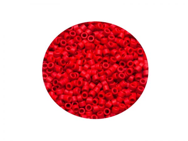 Toho Treasure 11-0, 1.8mm, TT-11- 45F, 3g, Opaque Frosted Pepper Red, ca.400 Perlen
