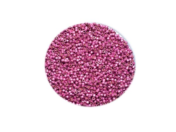 Toho Treasure 11-0, 1.8mm, galvanized, matt Pink Lilac, TT-11- PF553F, 5g, ca.700 Perlen