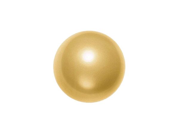 Swarovski crystal pearl 12mm, bright gold