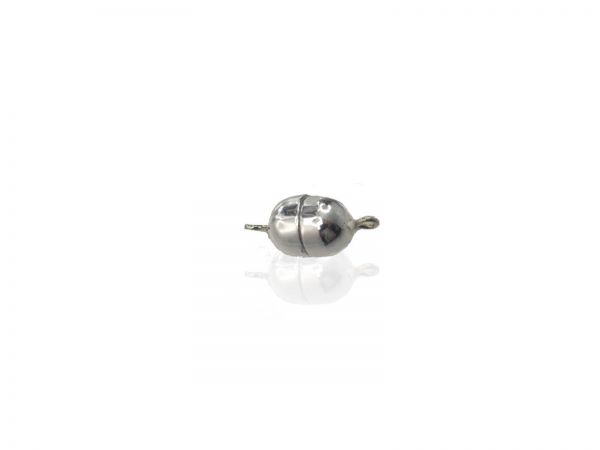 Magnetverschluss Mini-Powerclip DE, 8x6mm, silber glänzend