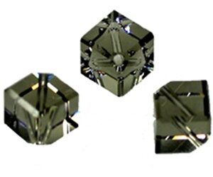 Swarovski Würfel, diagonal, 8 mm, black diamond