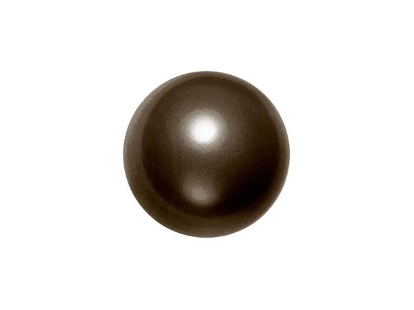 Swarovski crystal pearl 10mm, deep brown