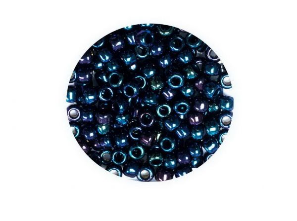 Toho Rocailles 11-0 (ca.2.1mm), 4g, TR82 Metallic Nebula, ca.400 Perlen