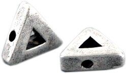Metallzierteil Dreieck 12mm antiksilber