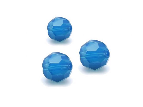Swarovskiperle 5000, rund, 6mm, caribbean blue opal