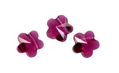 Swarovski Flower-Perle, 6 mm, Fuchsia