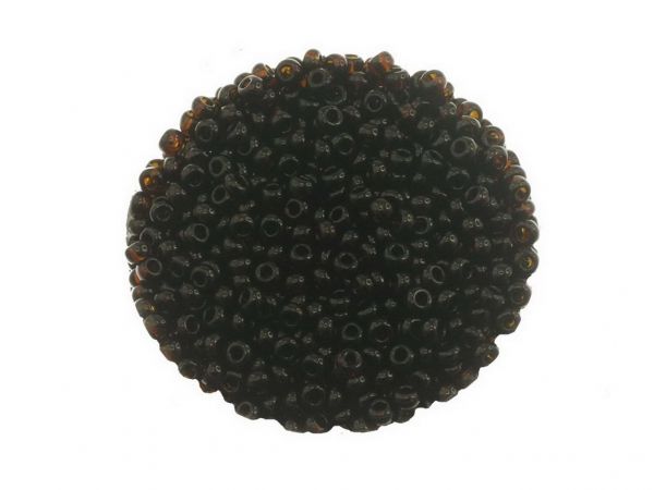 Rocailles 4,5mm (5/0) ca.14g Döschen, schwarz