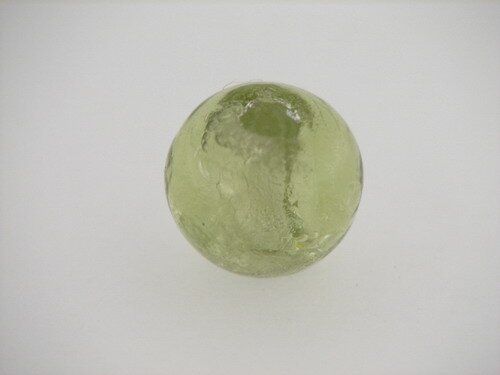 Glasperle Silverfoil, Strang 40 cm,ca 40St. Perle 10mm, olive
