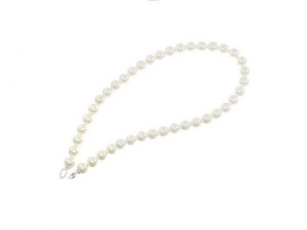 CB-Creation Perlenkette weiß, ca 45 cm m.Öse f. Anhängerring