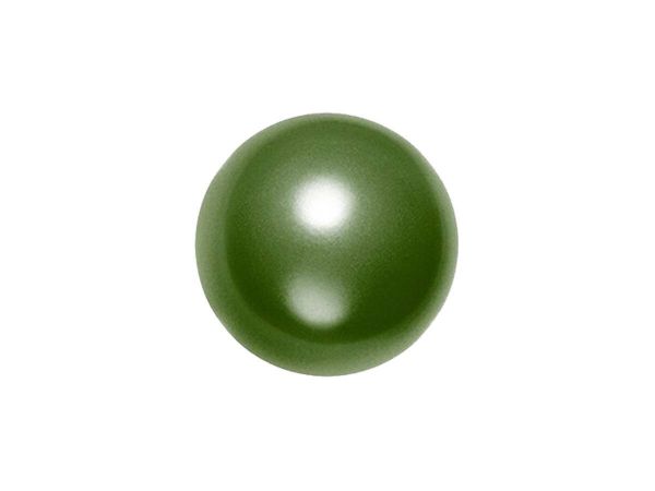 Swarovski crystal pearl 6mm, dark green