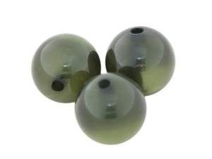 Polarisperle glänzend Perle 14mm dkl. oliv