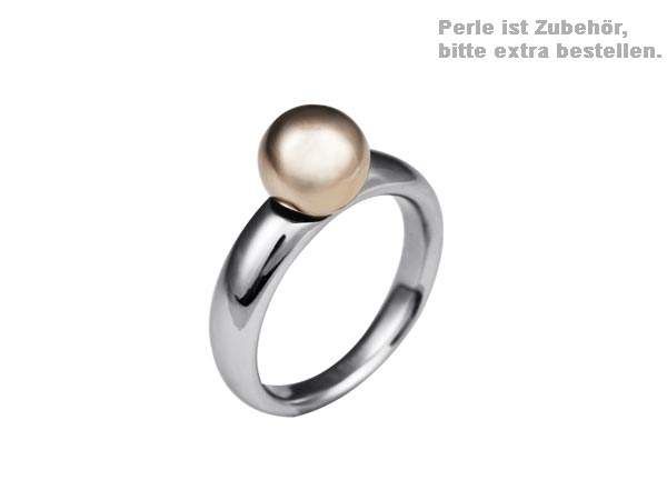 Edelstahlring Wechselring für Perlen #58